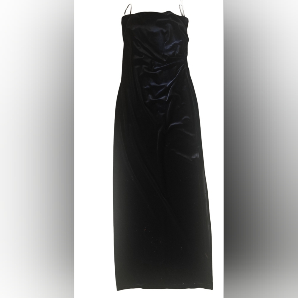 Jessica McClintock Bridal Strapless Black Gown